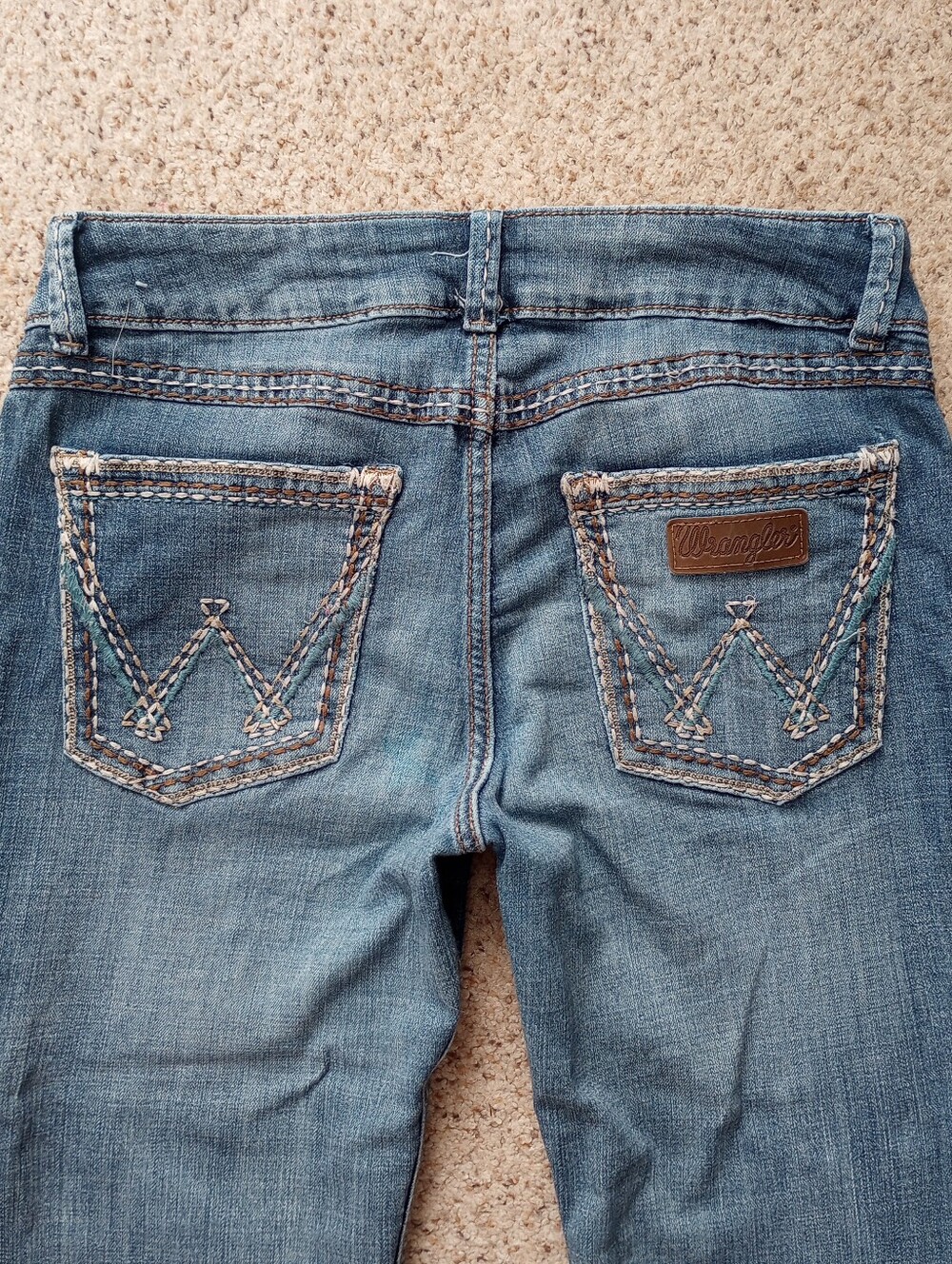Wrangler Boot Cut Jeans Size 9/10 ร 32 Cowgirl Western Rodeo Country